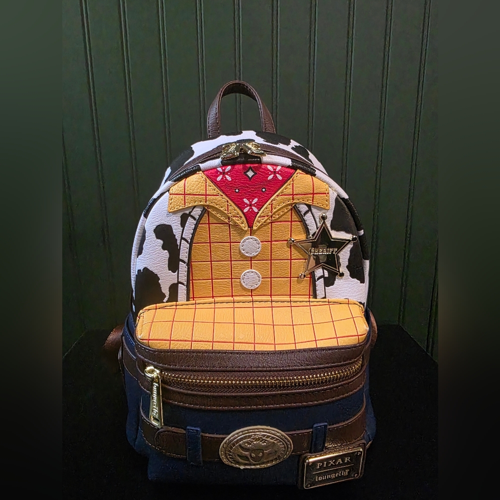 Loungefly Red and Yellow Toy Story Backpack